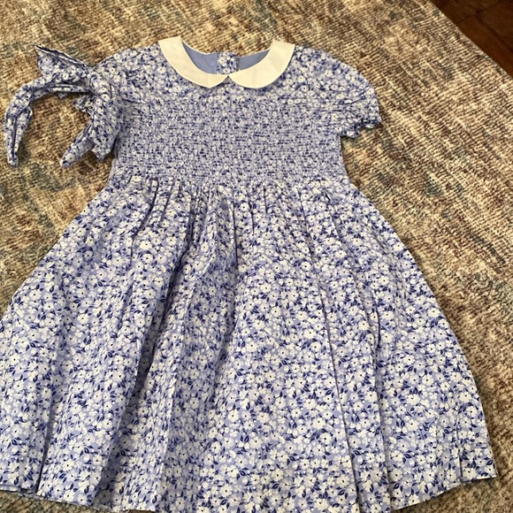 Janie and Jack Other - Janie and Jack Blue Floral Smocked Dress, Size 2T NWT